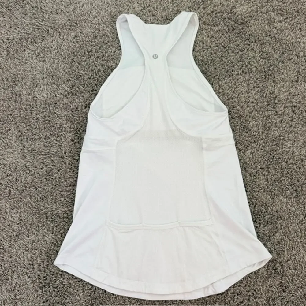 Lululemon Lot of 3 Cycling Zippy Run Tanks High Neck Zip Up Shelf Bra Women's 8